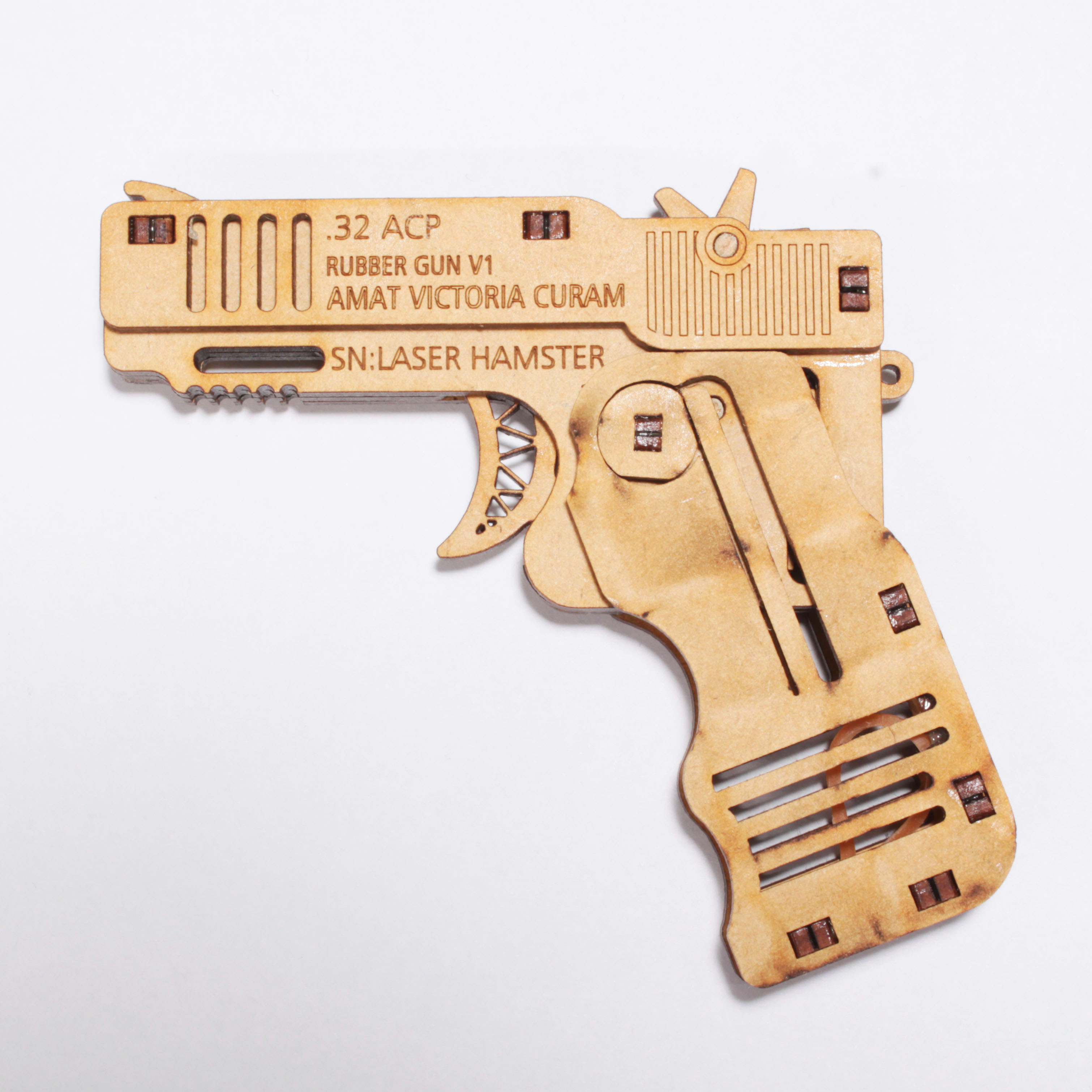 折り畳み式 輪ゴム銃 2/3